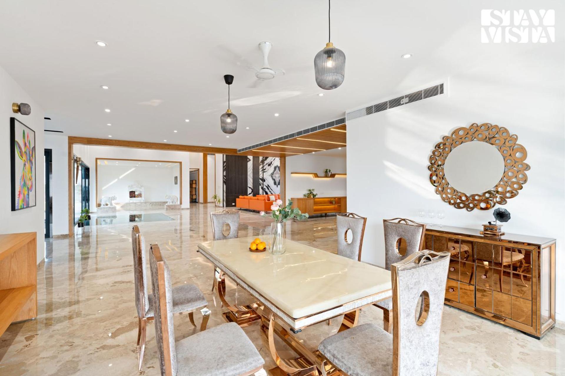 Stayvista At Aj House With Pvt Pool & Projector Set-Up Χιντεραμπάντ Εξωτερικό φωτογραφία